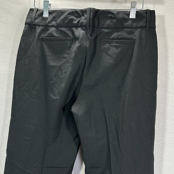 Banana Republic Pants Womens 8 Martin Fit Black Wool Stretch Lined Straight - Picture 6 of 8